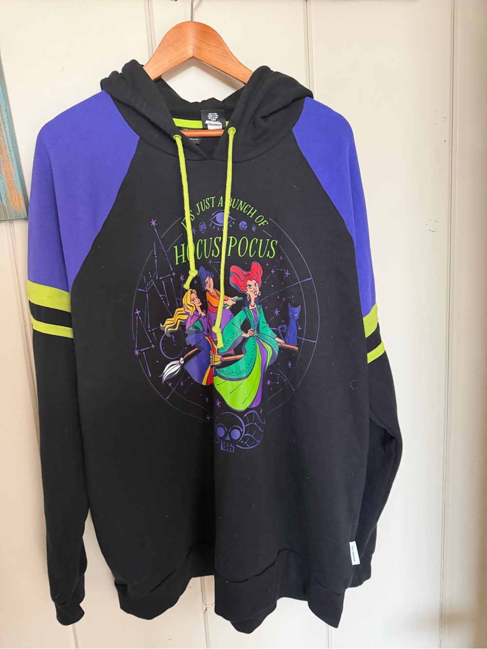 Disney Our Universe Hocus Pocus Sanderson Sisters Hoodie XXL Binx Halloween